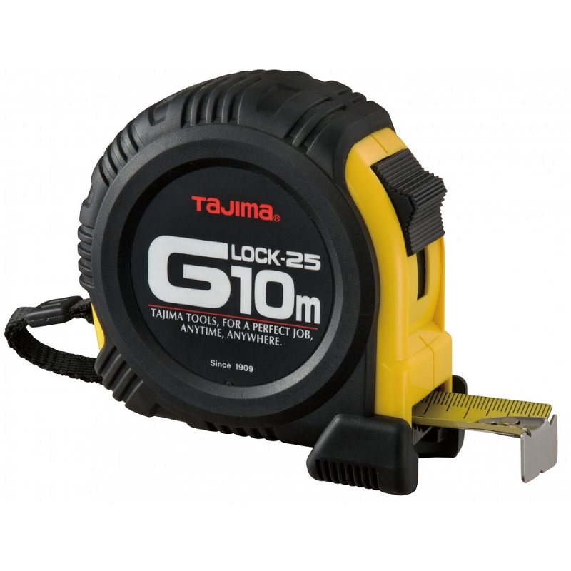 Рулетка TAJIMA G LOCK 10 м x 25 мм