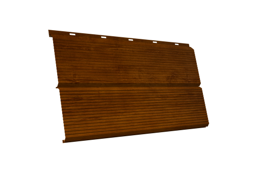 ЭкоБрус 0,345 Gofr Grand Line 0,45 Print Premium Golden Wood Intense FTC