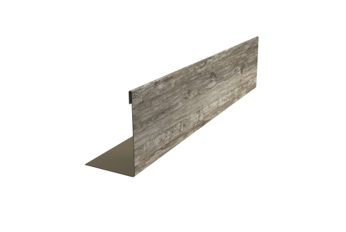 Нащельник 25х35 для забора жалюзи к ламели 125 Texas Grand Line 0,45 Print Elite Nordic Wood TwinColor (L2,0)