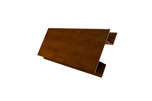 Планка H-образная Экобрус 0,45 Print Premium Golden Wood Intense FTC (3м)