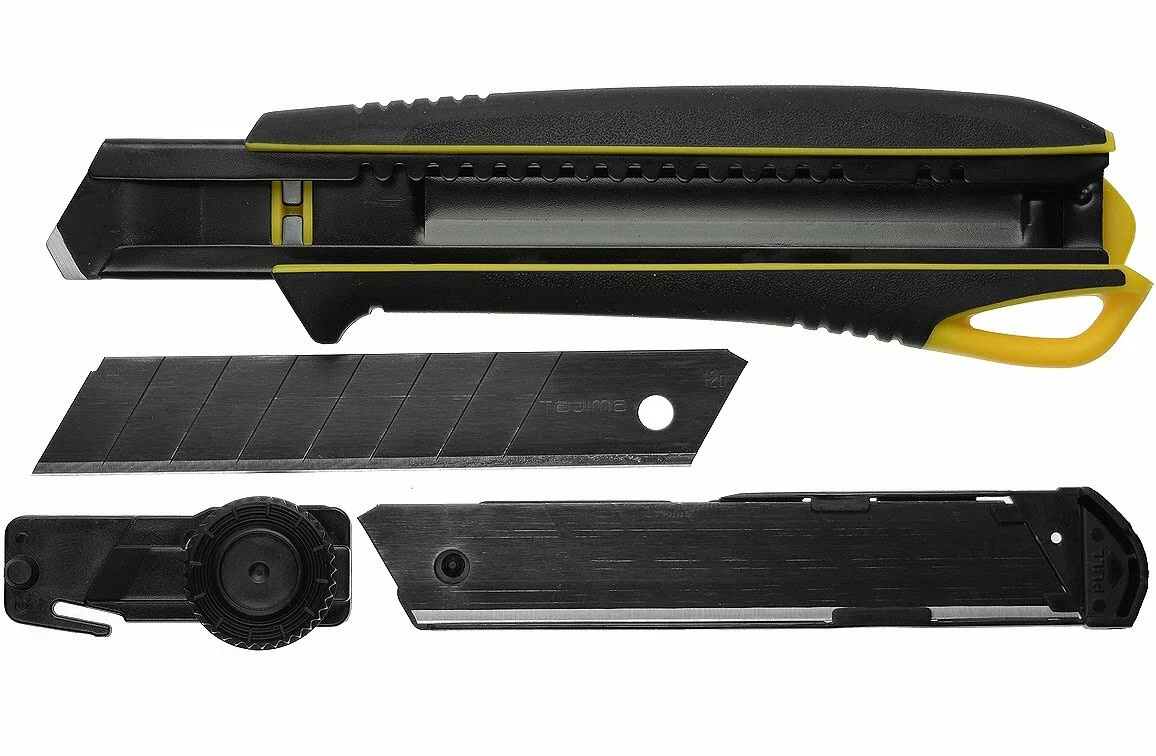 Нож с автофиксацией 18 мм Tajima Driver Cutter + 13 лезвий RB