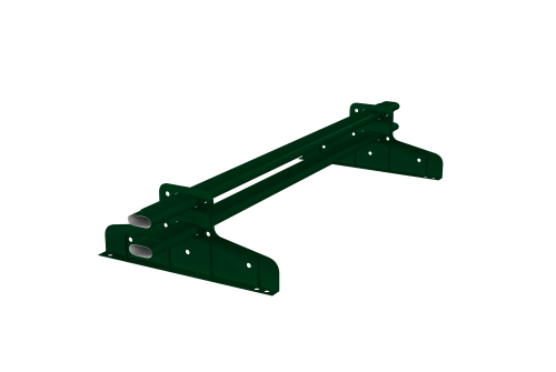 Снегозадержатель Стандарт Т4 d 40х20 RAL 6005 (1м)