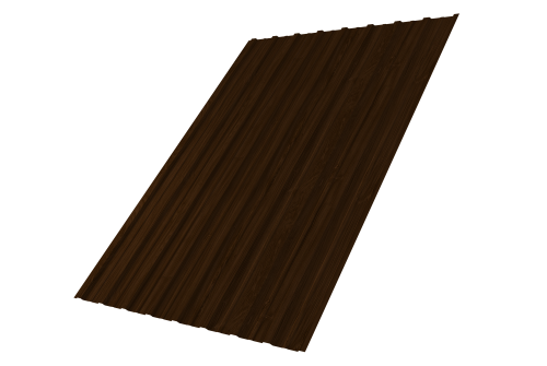 Профнастил С10A Grand Line 0,45 Print Elite Choco Wood TwinColor