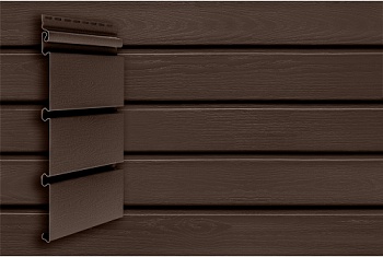 Сайдинг Архитектурный планкен Grand Line Acryl темный дуб (3,0м)