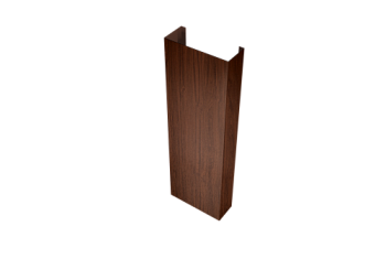 Полустолб для С21 0,45 Print Elite с пленкой Choco Wood TwinColor (L2,5)