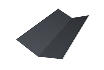 Планка ендовы нижней 300х300 Grand Line 0,5 Satin Matt RAL 7024 мокрый асфальт (3м)