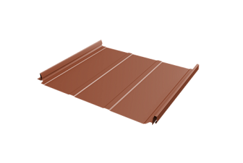Кликфальц Pro Line Grand Line 0,45 Drap ST с пленкой на замках RAL 8004 терракота
