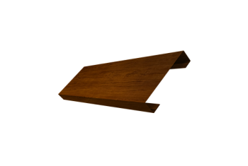 Ламель лицевая 100 забора жалюзи Texas Grand Line 0,45 Print-Double Premium Golden Wood Intense F