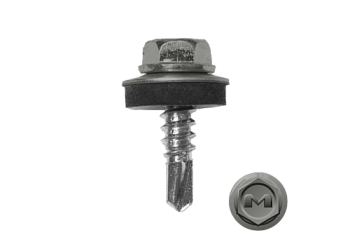 Саморез по металлу Daxmer 5,5х19 RAL 9007 (250) сверло №3