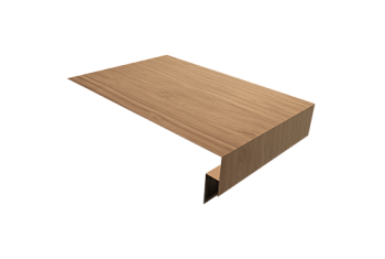 Планка околооконная сложная 250х50х18 (j-фаска) Grand Line 0,45 Print Elite Honey Wood TwinColor (3м)