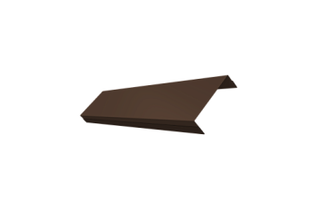Ламель обратная 100 забора жалюзи Texas Grand Line 0,5 Atlas X RAL 8017 шоколад