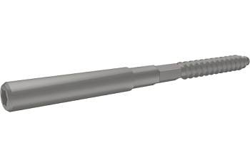 Шуруп-шпилька 8х160 Grand Line RAL 9007 серо-алюминиевый