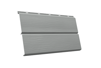 ЭкоБрус 3D 0,345 Grand Line 0,5 Satin с пленкой RAL 9006 бело-алюминиевый