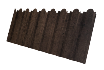 Профнастил С20B фигурный Grand Line 0,45 Print Elite Antique Wood TwinColor