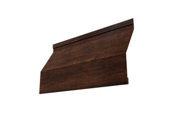 Ламель забора жалюзи Milan Slim Grand Line 0,45 Print-Double Premium Cherry Wood Dark F