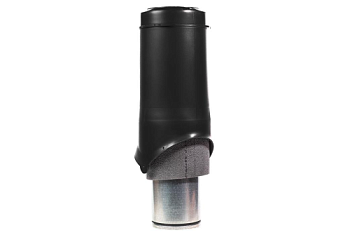 Выход вентиляции Krovent Pipe-VT 125 изолированный черный