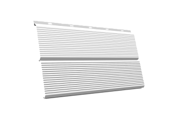 ЭкоБрус 0,345 Gofr Grand Line 0,5 Satin с пленкой RAL 9003 сигнальный белый