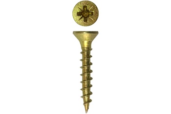 Саморез Rizzel Pz 4,5х20 (600шт) шлиц Pz2 желтый цинк (короб)