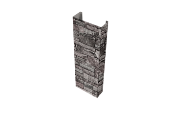 Полустолб для С21 0,45 Print Elite с пленкой Fine Stone TwinColor (L3,0)
