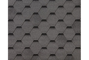 Черепица гибкая RoofShield Фемили Эко Лайт Стандарт серый с оттенением