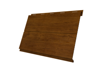 Софит металлический Вертикаль 0,2 line Grand Line 0,45 Print-Double Elite с пленкой Golden Wood