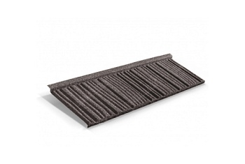 Лист композитной черепицы Metrotile WoodShake сланцевый