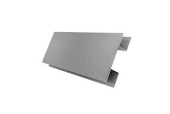 Планка H-образная стыковочная сложная Grand Line 0,45 Drap TX RAL 7004 сигнальный серый (3м)