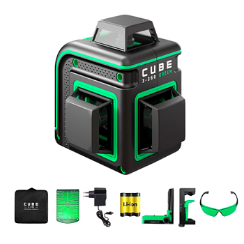 Лазерный уровень ADA Cube 3-360 Green Home Edition