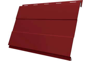 Вертикаль 0,2 prof Grand Line 0,5 Satin с пленкой RAL 3011 коричнево-красный