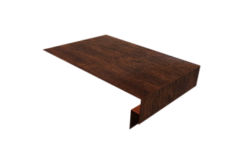 Планка околооконная сложная 250х50х12 (j-фаска) Grand Line 0,4 Print Premium Cherry Wood Dark FTC (3м)