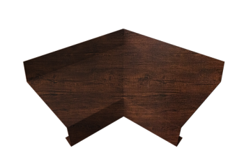Угол отлива внутренний 50 Grand Line 0,45 Print-Double Premium с пленкой Cherry Wood Dark F