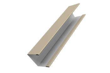 Крышка для забора жалюзи Milan Slim Grand Line 0,45 Drap TX RAL 1015 светлая слоновая кость (2м)