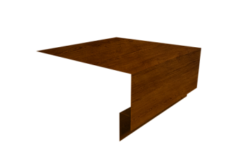 Планка околооконная сложная Блок-Хаус new 200х75х27 Grand Line 0,45 Print-Double Premium Golden Wood Intense F (2м)