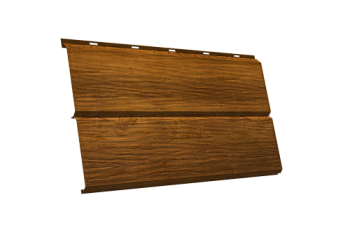 ЭкоБрус 3D 0,345 Grand Line 0,45 Print Elite с пленкой Golden Wood TwinColor