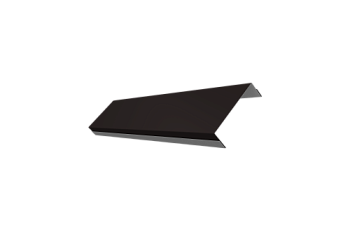 Ламель обратная 100 забора жалюзи Texas Grand Line 0,45 Drap RAL 9005 черный