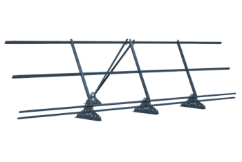 Ограждение кровельное со снегозадержателем на фальц GL 0,9х3 RAL 5014