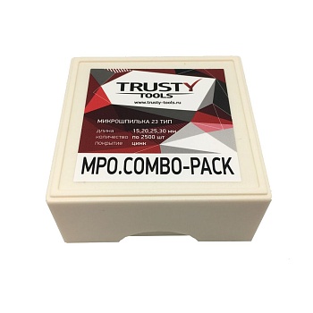 Микрошпилька 23ga COMBO-PACK (15, 20, 25, 30 мм) (10000 шт)