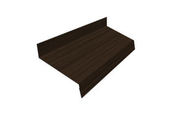 Отлив простой 70 Grand Line 0,45 Print Elite Coffee Wood TwinColor (2м)