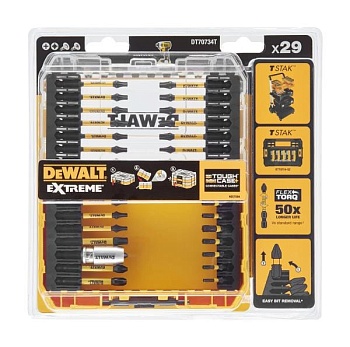 Набор бит DeWalt EXTREME FlexTorq (29 шт) в кейсе