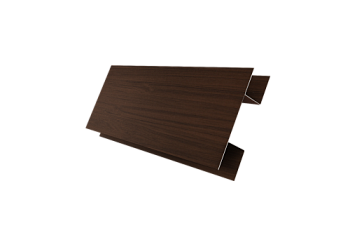 Планка H-образная стыковочная сложная Grand Line 0,45 Print Elite Choco Wood TwinColor (3м)