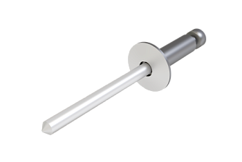 Заклёпка вытяжная Daxmer 4,8х10 (500шт) нерж/нерж RAL 9003