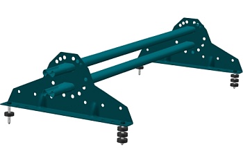 Снегозадержатель трубчатый Grand Line RAL 5021 1м