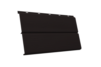 ЭкоБрус new 3D Grand Line 0,5 Velur X с пленкой RAL 9005 черный