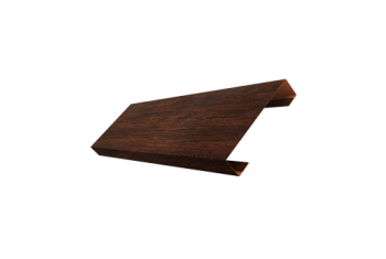 Ламель лицевая 100 забора жалюзи Texas Grand Line 0,45 Print Premium Cherry Wood Dark FTC