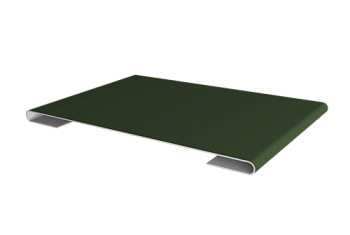 Планка стыковочная Grand Line 0,5 Satin Matt TX RAL 6020 хромовая зелень (2м)