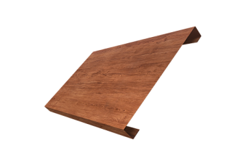 Ламель лицевая 200 забора жалюзи Texas Grand Line 0,45 Print Premium Rowan Wood Intense FTC