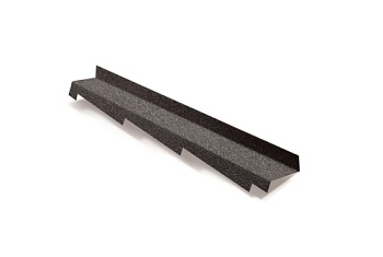 Планка примыкания левая для композитной черепицы Metrotile сланцевый (1,25м)