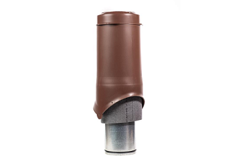 Выход вентиляции Krovent Pipe-VT 150 изолированный коричневый