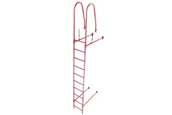Лестница стеновая Grand Line RAL 3018 2,76м