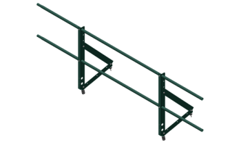 Ограждение кровельное Optima 0,65х2м RAL 6005